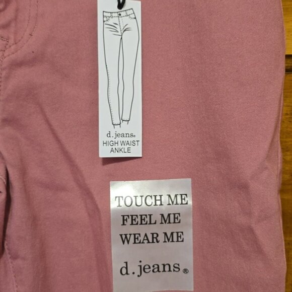 D.jeans Dusty Pink jeans Size 12 - Picture 3 of 4